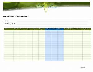 Weight Loss Progress Chart Download Printable Pdf Templateroller