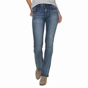 Women 39 S Apt 9 Tummy Control Midrise Bootcut Jeans Kohls In 2020