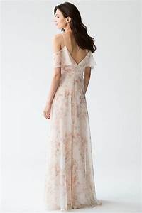 Mila Print Bridesmaid Dress By Yoo Watercolour Blush