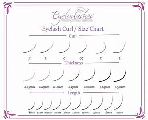 Eyelash Curl Chart