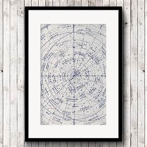 Constellation Poster Astronomy Star Maps Constellation Poster Print