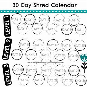 Jillian 30 Day Shred Chart