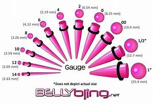 Ear Gauge Sizes Chart Body Mods Pinterest Gauges Ears And Charts