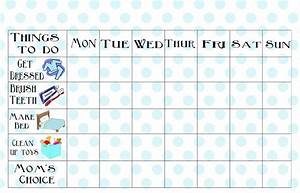 free printable chore charts for 7 year olds free printable