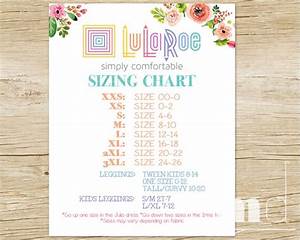Lularoe Size Chart Lularoe Sizing Chart Poster By Mulligandesign