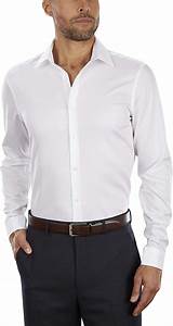 Calvin Klein Men 39 S Dress Shirt Slim Fit Non Iron Herringbone White
