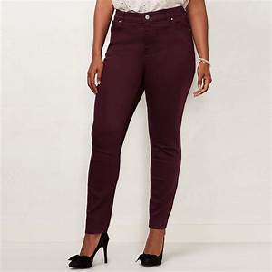 plus size lc conrad color skinny jeans colored skinny jeans