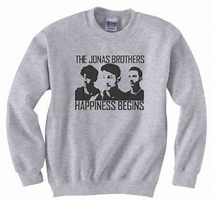 Jonas Brothers Happines Begin Premium Grey Sweatshirts Grey Sweatshirt