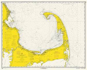 0419 Cape Cod Bay 1968 Nautical Chart By Noaa Etsy