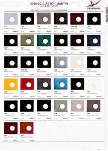 Aston Martin Paint Codes Color Charts