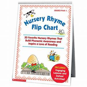 Teachersparadise Scholastic Nursery Rhyme Flip Chart Grades Pk 1
