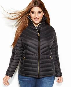 Michael Michael Kors Plus Size Packable Quilted Down Puffer Coat