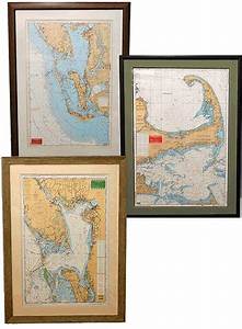 Custom Framed Chart Ships In 2 3 Weeks Nautical Charts