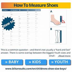 ᐅ Boys Shoe Sizes Chart How To Measure Guide