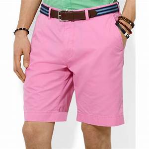 Lyst Ralph Polo Classicfit Lightweight Chino Shorts In Pink