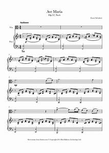Schubert Franz Ave Sheet Music For Viola 8notes Com