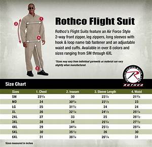 Flight Suit Size Chart Surplus Nation