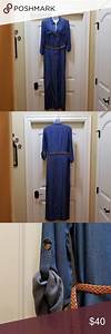 Spense Chambray Button Down Dress Mini Sweater Dress Blue Crushed