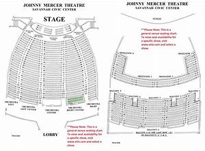 Seating Chart Johnny Mercer Theatre Savannah Georgia