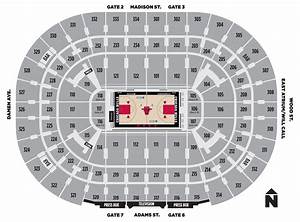 United Center Seating Diagram And Parking Nba Com