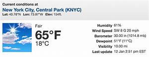 New York City Breaks Record High Temperature For Jan 12 New York