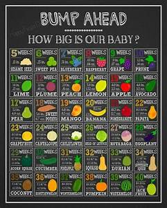 Baby Size Compared To Fruit Chart Baby Pinterest Babies