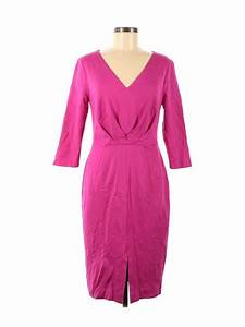  Turk Casual Dress Sheath Pink Solid Dresses Used Size 8