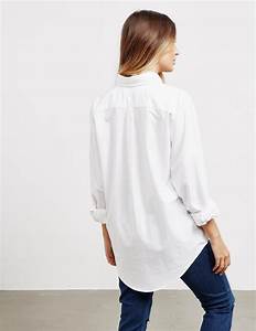 Polo Ralph Cotton Oversized Oxford Long Sleeve Shirt White Lyst
