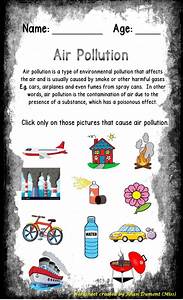 Air Pollution Worksheet Pollution Activities Worksheets Pollution