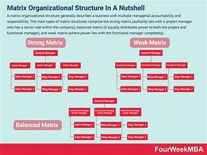 Matrix Organizational Structure In A Nutshell Fourweekmba