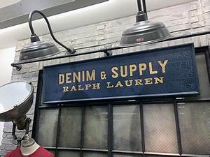 Ralph Denim And Supply Fixtures Close Up