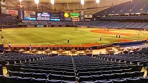 tropicana field seating chart with row letters two birds home