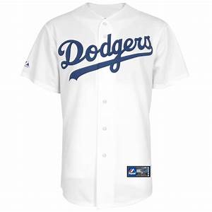 Majestic Los Angeles Dodgers Big White Replica Jersey