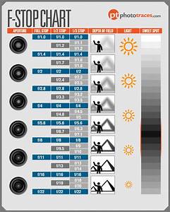 F Stop Chart Infographic Aperture In Photography Cheatsheet