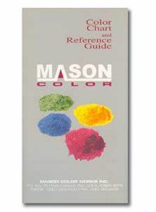 Mason Color Chart And Reference Guide