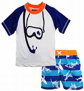 Ixtreme Little Boys 39 Snorkel Rash Guard Swim Short Set Ebay