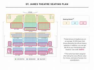 St James Theatre Seating Chart Frozen Guide Best Seats Pro Tips