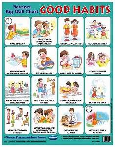 Navneet Big Wall Chart Good Habits English Online In India Buy At Best