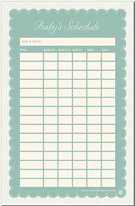 Free Printable Baby Schedule Chart