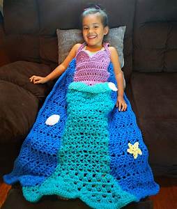 Ariel Mermaid Princess Dress Blanket Mermaid Blanket Crochet Pattern