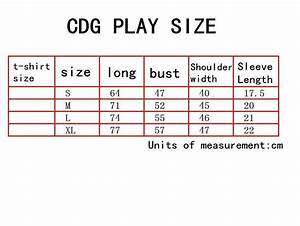 Cdg Converse Size Chart