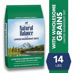 Natural Balance L I D Limited Ingredient Diets Lamb Meal Brown Rice