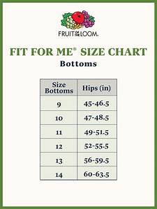 Fruit Of The Loom Sock Size Chart