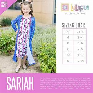 Sariah Size Chart Lularoe Size Chart Lularoe Sizing Sweaters New