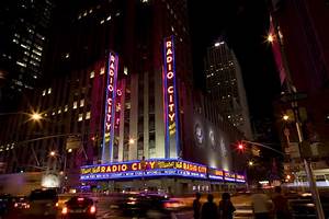Radio City Music Hall Theater In Midtown West New York