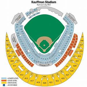 Kauffman Stadium Seating Chart Views Reviews Kansas City Royals