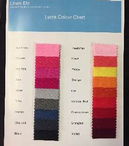 Linen Etc Colour Charts