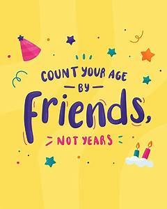 Count Age Free Birthday Group Card Free Birthday Ecards Greetings