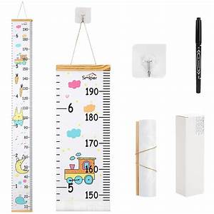Buy Smlper Growth Chart For Kids Roll Up Height Chart For Boys Girls