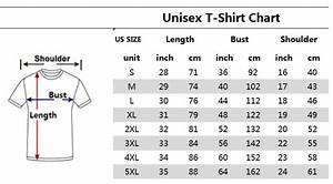 T Shirt Size Chart Yes We Chill